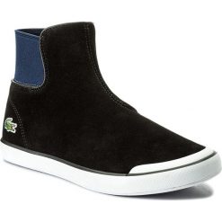 Botki LACOSTE - Lancelle Chelsea 317 1 Caw 7-34CAW0032024 Blk. Czarne botki damskie marki Lacoste, ze skóry. W wyprzedaży za 319,00 zł.