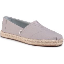 Espadryle TOMS - Classic 10015076 Plant Dyed Grey. Szare espadryle damskie Toms, bez wzorów, z tworzywa sztucznego, bez obcasa. Za 249,00 zł.