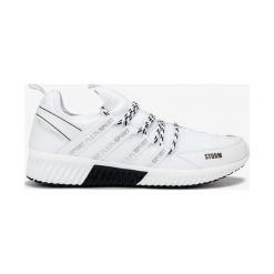 Philipp Plein Sport Logos Tenisówki Biały. Białe buty sportowe męskie Philipp Plein Sport, bez wzorów, z materiału, sportowe, bez zapięcia. Za 922,95 zł.