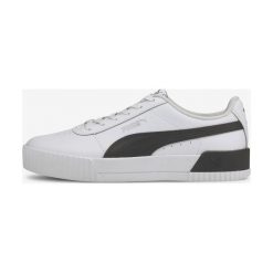 Puma Carina Leather Tenisówki Biały. Białe trampki i tenisówki damskie Puma, bez wzorów, ze skóry, bez zapięcia. Za 274,95 zł.