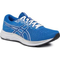 Buty ASICS - Gel-Excite 7 1011A657 Tuna Blue/White 400. Niebieskie buty sportowe męskie Asics, z tworzywa sztucznego, bez zapięcia, do biegania. Za 339,00 zł.