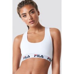 FILA Biustonosz Logo - White. Białe biustonosze bezszwowe marki Fila. Za 100,95 zł.