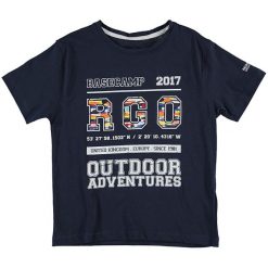 T-shirty chłopięce z nadrukiem: Koszulka „Bobbles” w kolorze granatowym