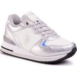 Sneakersy U.S. POLO ASSN. - Tuzla2 FEY4228S8/YT4 Off/SIl. Szare półbuty damskie U.S. Polo Assn., bez wzorów, ze skóry ekologicznej, bez obcasa, bez zapięcia. W wyprzedaży za 239,00 zł.