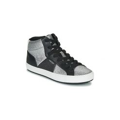 Buty Dziecko Geox J KALISPERA GIRL. Szare trampki dziewczęce Geox, bez wzorów, bez zapięcia. Za 299,00 zł.