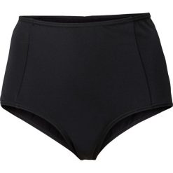 Figi bikini z wysoką talią bonprix czarny. Czarne stroje kąpielowe damskie bonprix, bez wzorów. Za 49,99 zł.