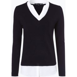 Comma - Sweter damski, niebieski. Niebieskie swetry damskie comma, bez wzorów, eleganckie, bez rękawów, bez kaptura. Za 359,95 zł.