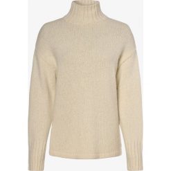 März - Sweter damski z dodatkiem alpaki, biały. Białe swetry damskie März, m, z aplikacjami, z bawełny, bez rękawów, bez kaptura. Za 449,95 zł.