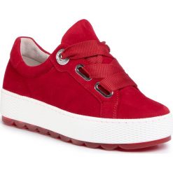 Sneakersy GABOR - 46.535.48 Rubin. Czerwone półbuty damskie Gabor, ze skóry. Za 529,00 zł.