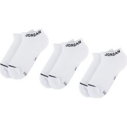 Zestaw 3 par niskich skarpet unisex NIKE - SX5546 100 Biały. Białe skarpetki damskie Nike, bez wzorów, z elastanu. Za 69,00 zł.
