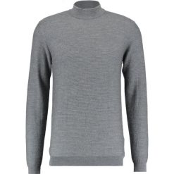 Swetry klasyczne męskie: Only & Sons ONSNEWTON PLAIN ROLL NECK Sweter light grey melange