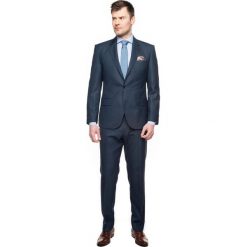 Garnitury: garnitur bayon 306 granatowy regular fit