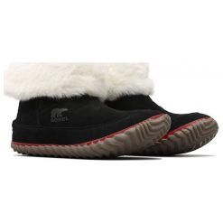 Sorel Buty Damskie Out N About Bootie Black Natural 37,5. Czarne buty sportowe damskie marki Sorel, bez wzorów, z zamszu, sportowe. W wyprzedaży za 335,00 zł.
