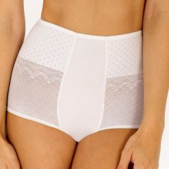 Figi klasyczne Divine wysokie. Brązowe figi damskie Rosme, z bawełny. Za 70,99 zł.