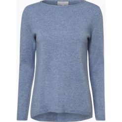 Marie Lund - Sweter damski z czystego kaszmiru, niebieski. Niebieskie swetry klasyczne damskie Marie Lund, s, z dzianiny. Za 449,95 zł.