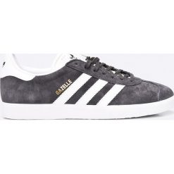 Adidas Originals - Buty Gazelle. Szare buty sportowe męskie marki adidas Originals, ze skóry, na sznurówki. W wyprzedaży za 319,90 zł.