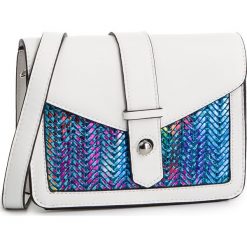 Torebka MONNARI - BAG6030-012 Blue. Białe listonoszki damskie marki Monnari, na co dzień, bez wzorów, ze skóry ekologicznej, eleganckie, na ramię, bez dodatków. W wyprzedaży za 149,00 zł.
