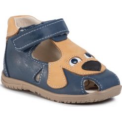 Sandały RENBUT - 11-1342 Jeans. Niebieskie sandały chłopięce RenBut, z jeansu, bez zapięcia. Za 169,00 zł.