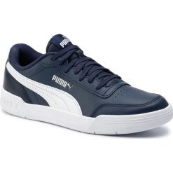 Sneakersy PUMA - Caracal 369863 04 Peacoat/Puma White. Niebieskie sneakersy męskie Puma, na co dzień, bez wzorów, ze skóry, bez zapięcia. Za 269,99 zł.