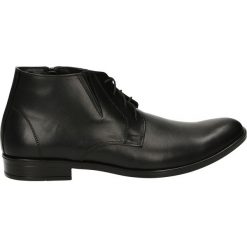 Botki męskie - R2 RUS NERO. Czarne botki męskie marki Venezia, ze skóry. Za 249,00 zł.