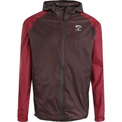 Kurtki męskie: Packmack FULL ZIP Kurtka przeciwdeszczowa bark/burgundy