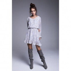 Naoko - Sukienka Charlotte. Czerwone sukienki mini marki Mohito, l, z długim rękawem. Za 219,90 zł.