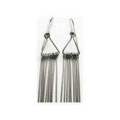 Kolczyki damskie: Stalowe minimalistyczne kolczyki Feathers 8df279