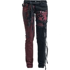 Rock Rebel by EMP Skarlett Spodnie damskie czarny. Czarne spodnie damskie marki Rock Rebel by EMP. Za 244,90 zł.
