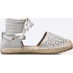 Answear - Espadryle Seastar Blue. Szare espadryle damskie marki ANSWEAR, bez wzorów, z materiału, bez obcasa. W wyprzedaży za 69,90 zł.