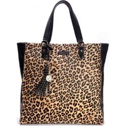 L'Atelier du Sac torebka Agatha 9234 brązowa z pashmina. Pomarańczowe torebki klasyczne damskie L'Atelier du Sac, bez wzorów, eleganckie, przez ramię, bez dodatków. Za 699,00 zł.