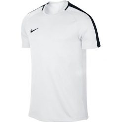 Nike Koszulka męska Dry Academy Top SS biała r. M (832967 100). Białe koszulki sportowe męskie marki Nike, m. Za 79,00 zł.