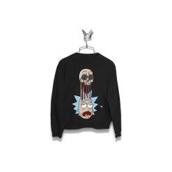 Bluza Czaszka z Ricka Damska. Czarne bluzy damskie marki Failfake, xs, bez wzorów, bez rękawów, bez kaptura. Za 160,00 zł.