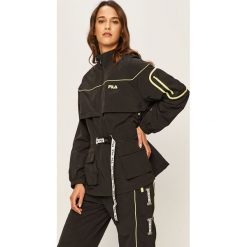 Fila - Kurtka. Czarne kurtki damskie Fila, s, w paski, z poliesteru, krótkie. Za 689,90 zł.