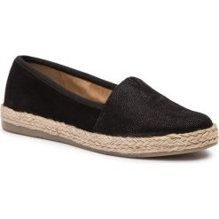 Espadryle LASOCKI - WI16-217293 Black 1. Czarne espadryle damskie Lasocki, bez wzorów, ze skóry, bez obcasa, na płaskiej podeszwie. Za 129,99 zł.