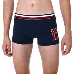 Tommy Hilfiger Bokserki Męskie Modern Stripe Trunk H Navy Blaze R Um0Um00921-416 (Rozmiar L). Niebieskie bokserki męskie marki TOMMY HILFIGER, bez wzorów. W wyprzedaży za 89,00 zł.