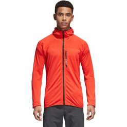 Adidas Performance TraceRock Bluza Czerwony. Czerwone bluzy męskie adidas Performance, bez wzorów, z elastanu, bez kołnierzyka, bez rękawów, bez kaptura. Za 278,95 zł.