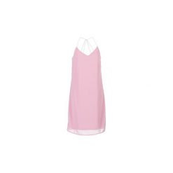 Sukienki krótkie Vero Moda VMDIANA. Różowe sukienki damskie Vero Moda, s, bez wzorów, bez kołnierzyka, z krótkim rękawem, krótkie, mini. Za 96,80 zł.