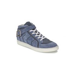 Buty Vivienne Westwood HIGH TRAINER. Niebieskie trampki męskie marki Vivienne Westwood, bez wzorów, bez zapięcia. Za 1183,20 zł.