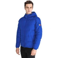 Tommy Hilfiger Kurtka Niebieski. Niebieskie płaszcze męskie TOMMY HILFIGER, m, bez wzorów, z poliesteru, bez kaptura. Za 998,95 zł.