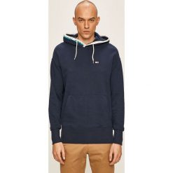 Tommy Jeans - Bluza. Niebieskie bluzy męskie Tommy Jeans, s, z aplikacjami, z elastanu, z kapturem, bez rękawów, z kapturem. Za 449,90 zł.