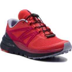 Buty SALOMON - Sense Max 2 W 406902 20 V0 Hibiscus/Evening Blue/Cerise. Czerwone buty sportowe damskie marki Salomon, bez wzorów, ze skóry ekologicznej, sportowe, do biegania. Za 639,00 zł.
