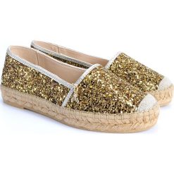 Patrizia Pepe Espadryle. Espadryle damskie Patrizia Pepe, bez wzorów, z materiału, bez zapięcia. Za 249,00 zł.
