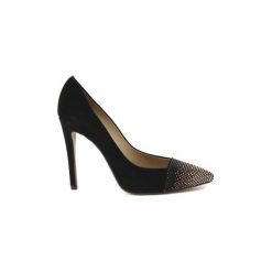 Buty ślubne damskie: Czółenka Qeste DECOLTE CAMOSCIO NERO