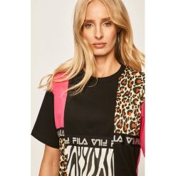 Fila - T-shirt. Bluzki damskie Fila, s, z bawełny, z okrągłym kołnierzem. W wyprzedaży za 169,90 zł.