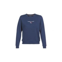 Bluzy Tommy Jeans TJW CLEAN LOGO. Niebieskie bluzy damskie Tommy Jeans, l, z jeansu. Za 349,00 zł.