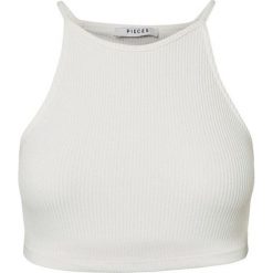 Pieces Koszulka damska Cecilie Sl Crop Top Bright Tank Top White (rozmiar S). Białe koszulki damskie Pieces, s, bez wzorów, bez kołnierzyka, z krótkim rękawem. W wyprzedaży za 43,00 zł.