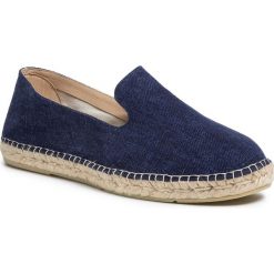 Espadryle QUAZI - QZ-63-04-000620 907. Niebieskie espadryle męskie QUAZI, bez wzorów, ze skóry. Za 299,00 zł.