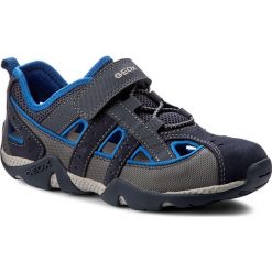 Sandały GEOX - J Aragon B J5265B 01422 C4226 Navy/Royal. Niebieskie sandały chłopięce Geox, z materiału. W wyprzedaży za 169,00 zł.