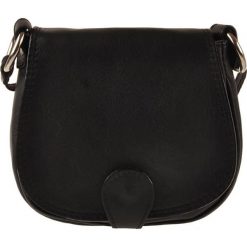 Torebki klasyczne damskie: Skórzana torebka w kolorze czarnym – 17 x 19 x 6 cm