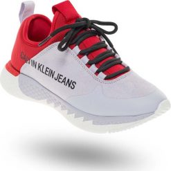 SNEAKERSY ADAMINA Calvin Klein Jeans. Czerwone sneakersy damskie z jeansu. Za 437,40 zł.